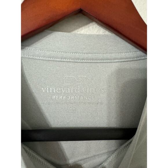 Vineyard‎ Vines Performance Gray Long Sleeve Swordfish Shirt Size Medium - Picture 4 of 7